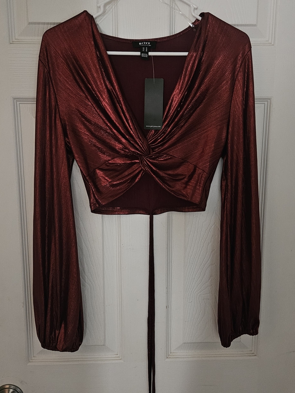 NWT Privy Cropped Top
